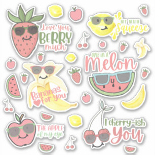Stickers Vinyle Coupé Sur Mesure À Fruit