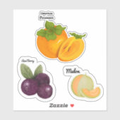 Stickers Vinyle Coupé Sur Mesure De 8" x 8" (Feuille)