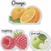 Stickers Vinyle Coupé Sur Mesure De 8" x 8" (Devant)