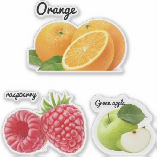 Stickers Vinyle Coupé Sur Mesure De 8" x 8" (Devant)