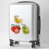 Stickers Vinyle Coupé Sur Mesure De 8" x 8" (Sur valise)