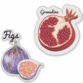 Stickers Vinyle Coupé Sur Mesure De 8" x 8" (Devant)