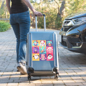 Stickers Vinyle Coupé Sur Mesure De Chibi Anime Po (Valise Insitu)