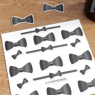 Stickers Vinyle Tuxedo Mariage Bow Cravates person