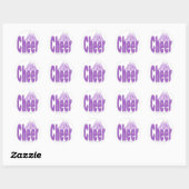 Stickers violet plus doux (Feuille)