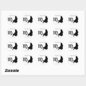 Stickers Virgo Constellation/Zodiac (Feuille)