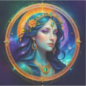 Stickers Virgo Zodiac, Zodiac Céleste (Devant)