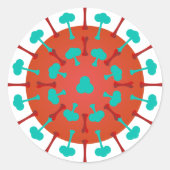 Stickers Virus de la grippe (Devant)