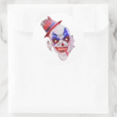 Stickers Visage Clown Halloween malin (Sac)