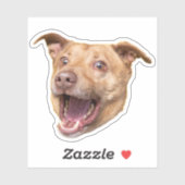 Stickers Visage de chien personnalisés | Don de ma (Feuille)