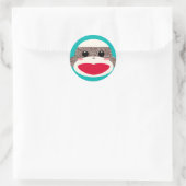 Stickers Visage de singe de choc (Sac)