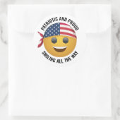 Stickers Visage Emoji Souriant (Sac)