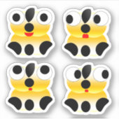 Stickers Visage mignon (Devant)