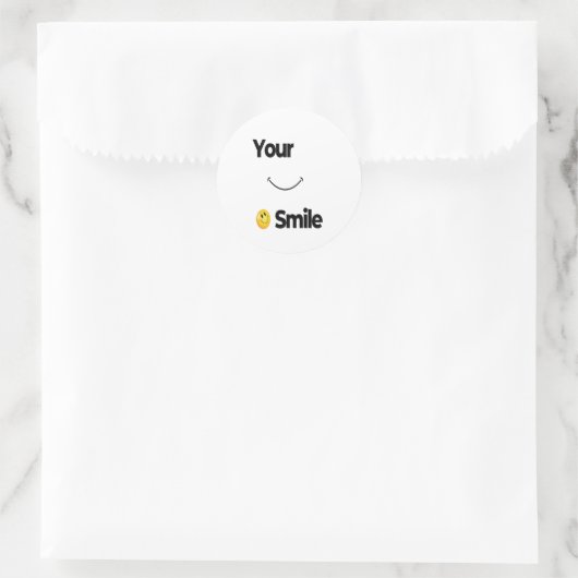 Stickers Visage Sourire - Formes De Positivité Cla (Sac)