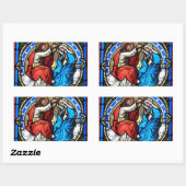 Stickers Vitrages de Jésus Christ Mère Marie (Feuille)