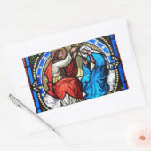 Stickers Vitrages de Jésus Christ Mère Marie (Enveloppe)