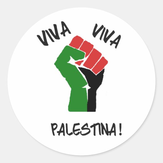 Stickers Viva Viva Palestina (Devant)