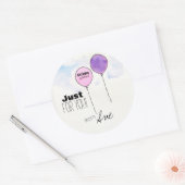 Stickers Voeux d'anniversaire customisés (Enveloppe)