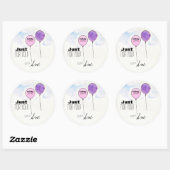 Stickers Voeux d'anniversaire customisés (Feuille)