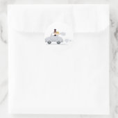 Stickers Voiture Mariée (Sac)