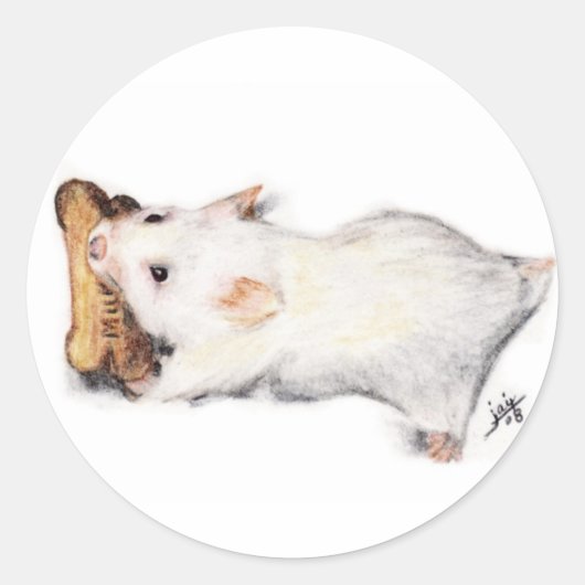 Stickers Voleur d'os (Hamster) (Devant)