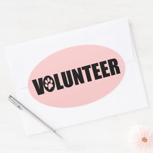 Stickers Volontaire (Pawprint) (Enveloppe)