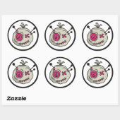 Stickers Voodoo Token Classic Round (Feuille)