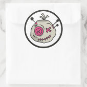 Stickers Voodoo Token Classic Round (Sac)