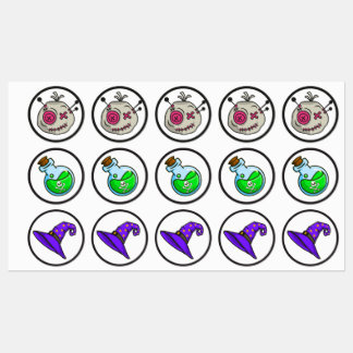 Stickers Voodoo Token Grand Cercle étanche