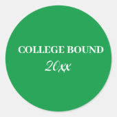 Stickers voor Afstuderen aan het College Bond (Voorkant)