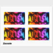 Stickers voor Autism Rectangle (Vel)