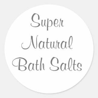 Stickers voor badzout