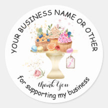 Stickers voor bakkerij