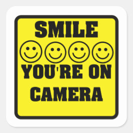 Stickers voor beveiligingscamerawaarschuwing