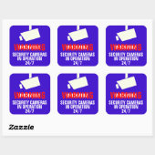 Stickers voor beveiligingscamerawaarschuwing (Vel)
