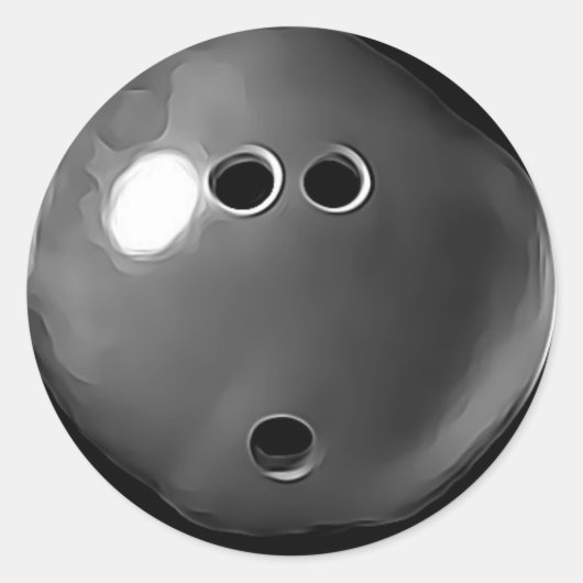 Stickers voor Black Bowling Ball (Voorkant)