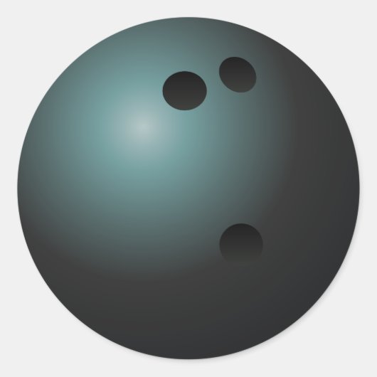 Stickers voor Black Bowling Ball (Voorkant)