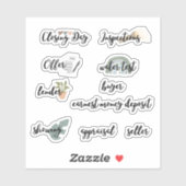 Stickers voor de bouw van onroerend goed (Vel)