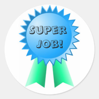 Stickers voor de Leraar Blauw en Groen Lint Award