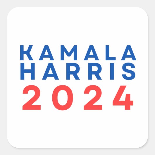 Stickers voor de presidentsverkiezingen van Kamala (Voorkant)