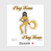 Stickers voor de Ring van het vlaggenteam ( Gold ) (Vel)