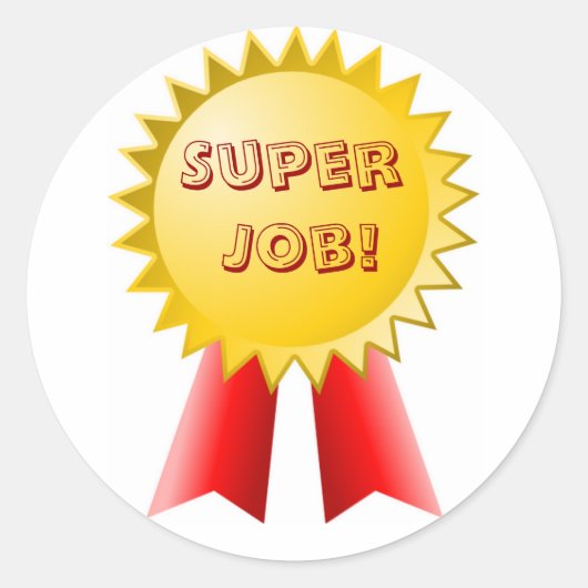 Stickers voor de Teacher's Red and Yellow Ribbon A (Voorkant)