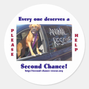 Stickers voor dierenredding