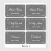 Stickers voor Dispenserlabels voor thuisorganisati (Vel)