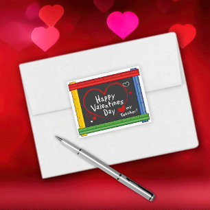 Stickers voor docenten op Valentijnsdag!