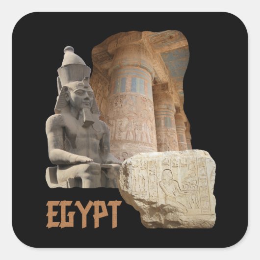 STICKERS voor EGYPT-fotocollage (Voorkant)