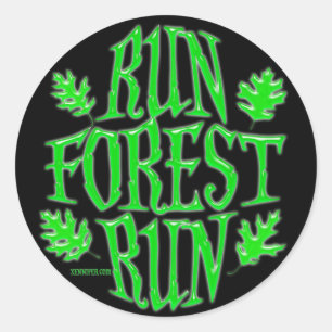 Stickers voor Forest Run uitvoeren