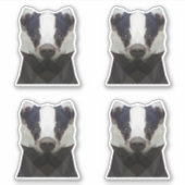 Stickers voor geometrische dassen (Voorkant)