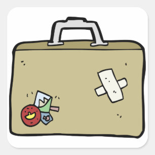 Stickers voor gepatchte bagage