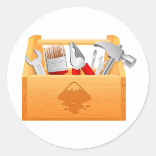 Stickers voor gereedschapskist